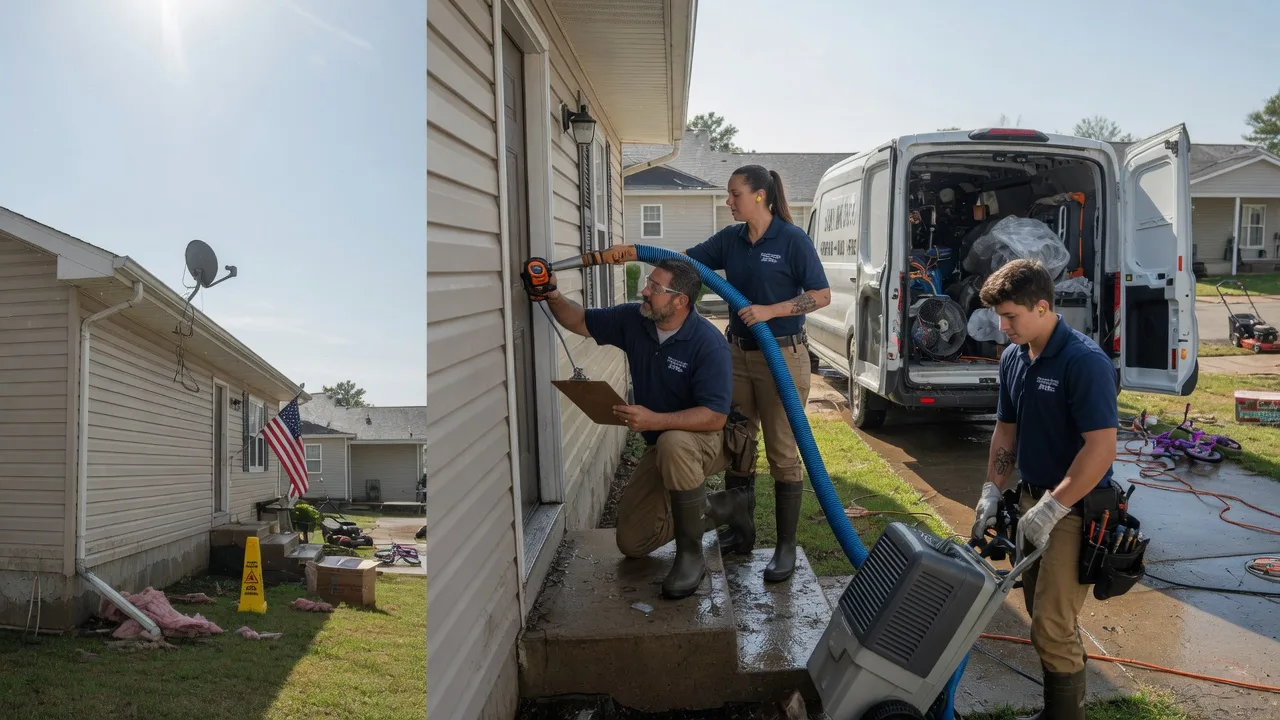 Ceiling Water Damage Restoration in Llano, CA near me