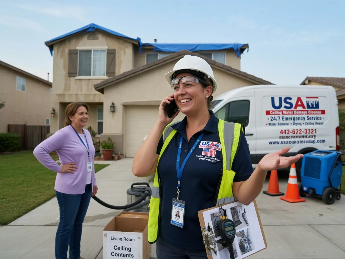 Ceiling Water Damage Restoration Llano, CA FAQs
