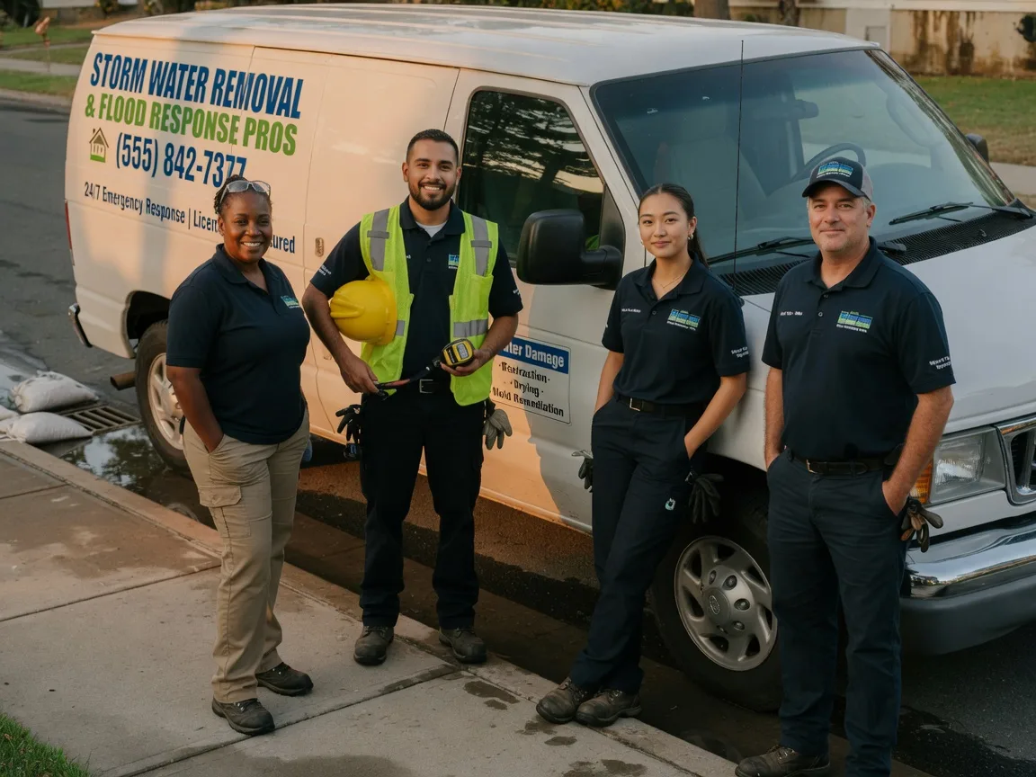 Storm Damage Water Removal company in Llano, CA